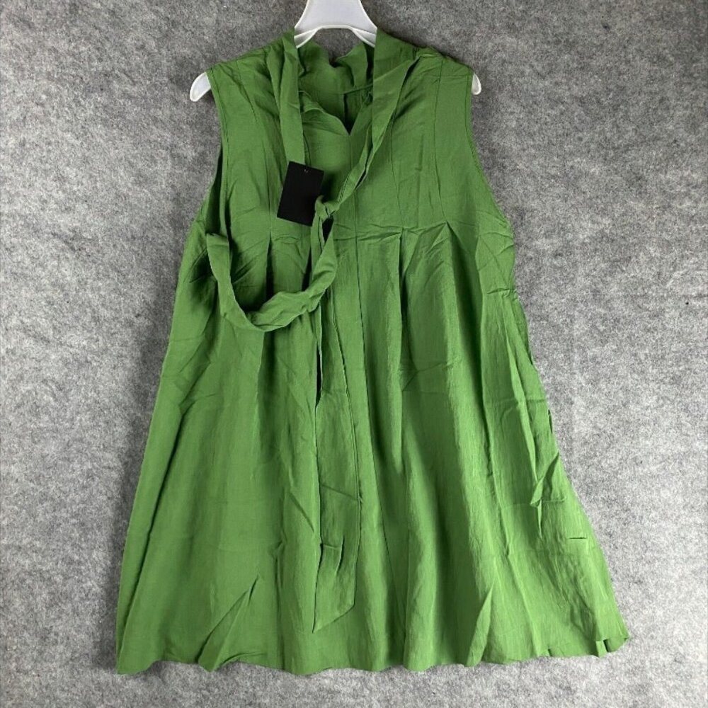 Koandaily Dress Large Women's A-Line Green NWT‎ Sleeveless Polyester L